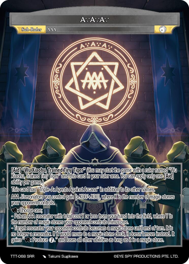 AAA (TTT-068 SRR) [Thoth of the Trinity] - POKÉ JEUX