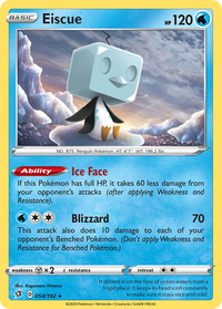 Eiscue (Cosmos Holo) (54/192) - Miscellaneous Cards & Products Holofoil