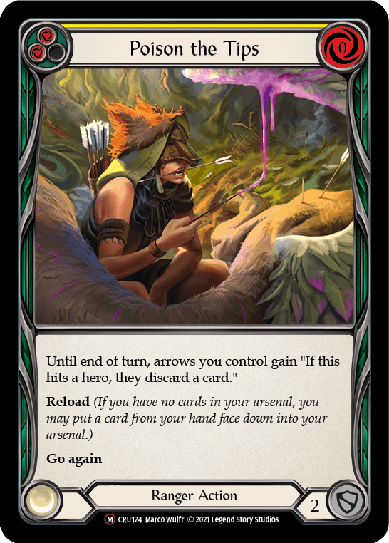 Poison the Tips [U-CRU124] (Crucible of War Unlimited) Unlimited Rainbow Foil - POKÉ JEUX