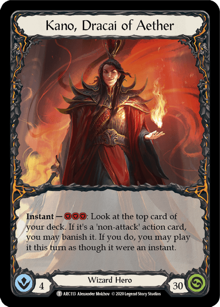 Kano, Dracai of Aether // Nebula Blade [U-ARC113 // U-ARC077] (Arcane Rising Unlimited) - POKÉ JEUX