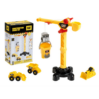 CAT - BIG CRANE and CONSTRUCTION VEHICLES SET (Special Order)