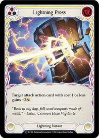 Lightning Press (Yellow) [U-ELE184] (Tales of Aria Unlimited) Unlimited Rainbow Foil - POKÉ JEUX