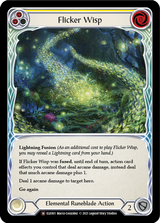 Flicker Wisp [U-ELE065] (Tales of Aria Unlimited) Unlimited Normal - POKÉ JEUX
