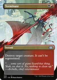 Terminate (Borderless Alternate Art) [Double Masters 2022]