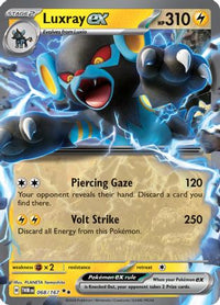 Luxray ex (68/167) - SV06 Twilight Masquerade Holofoil