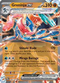 Greninja ex (106/167)  - SV06 Twilight Masquerade Holofoil