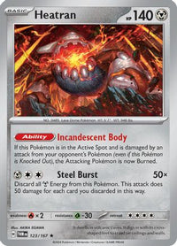 Heatran (123) - SV06 Twilight Masquerade Holofoil