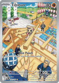 Timburr (183/167) - SV06 Twilight Masquerade Holofoil