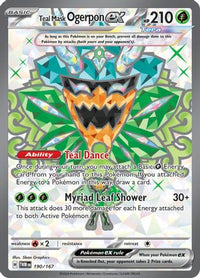 Teal Mask Ogerpon ex (190/167) - SV06 Twilight Masquerade Holofoil