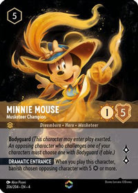 Minnie Mouse - Musketeer Champion (Enchanted) (206/204) [Ursula's Return]