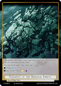 Fragment of the Emerald Tablet (TTT-085 R) [Thoth of the Trinity] - POKÉ JEUX