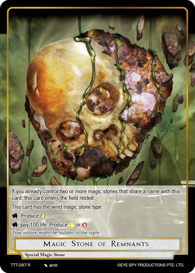 Magic Stone of Remnants (TTT-087 R) [Thoth of the Trinity] - POKÉ JEUX