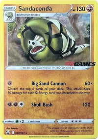Sandaconda (EB Games Exclusive) (82/163)  - Miscellaneous Cards & Products Holofoil