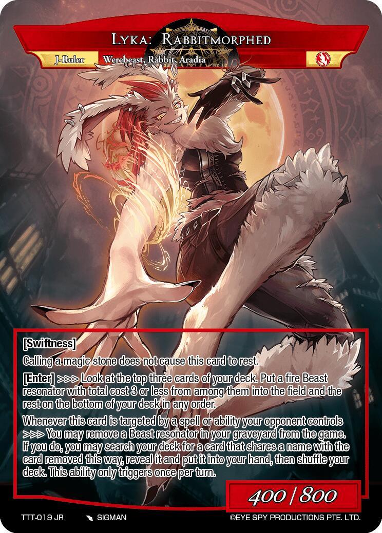 Lyka: Rabbitmorphed (TTT-019 JR) [Thoth of the Trinity] - POKÉ JEUX