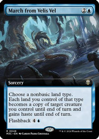 March from Velis Vel (Extended Art) (Ripple Foil) (M3C-048) - Modern Horizons 3 Commander Foil