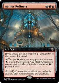 Aether Refinery (Extended Art) (Ripple Foil) (M3C-054) - Commander: Modern Horizons 3 Foil