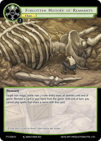 Forgotten History of Remnants (TTT-036 N) [Thoth of the Trinity] - POKÉ JEUX