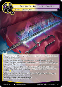 Pandora's Sword of Chaos (TTT-097 R) [Thoth of the Trinity] - POKÉ JEUX