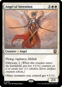 Angel of Invention (Ripple Foil) (M3C-166) - Modern Horizons 3 Commander Foil
