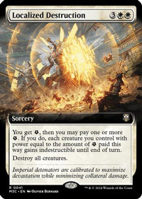 Localized Destruction (Extended Art) (Ripple Foil) (M3C-041) - Commander: Modern Horizons 3 Foil