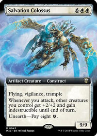 Salvation Colossus (Extended Art) (Ripple Foil) (M3C-043) - Commander: Modern Horizons 3 Foil