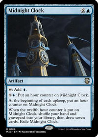 Midnight Clock (Ripple Foil) (M3C-189) - Commander: Modern Horizons 3 Foil