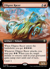 Filigree Racer (Extended Art) (Ripple Foil) (M3C-056) - Modern Horizons 3 Commander Foil