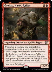 Grenzo, Havoc Raiser (Ripple Foil) (M3C-213) - Commander: Modern Horizons 3 Foil