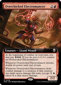 Overclocked Electromancer (Extended Art) (Ripple Foil) (M3C-058) - Commander: Modern Horizons 3 Foil