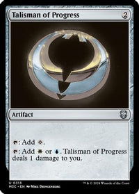 Talisman of Progress (Ripple Foil) (M3C-313) - Modern Horizons 3 Commander Foil