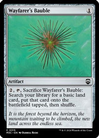 Wayfarer's Bauble (Ripple Foil) (M3C-315) - Commander: Modern Horizons 3 Foil