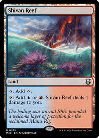 Shivan Reef (Ripple Foil) (M3C-375) - Commander: Modern Horizons 3 Foil