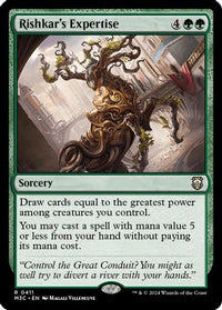Rishkar's Expertise (Ripple Foil) (M3C-411) - Modern Horizons 3 Commander Foil