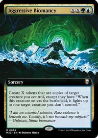 Aggressive Biomancy (Extended Art) (Ripple Foil) (M3C-069) - Commander: Modern Horizons 3 Foil