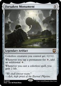 Forsaken Monument (Ripple Foil) (M3C-293) - Commander: Modern Horizons 3 Foil