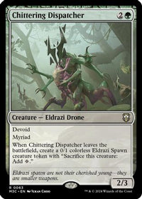 Chittering Dispatcher (Ripple Foil) (M3C-063) - Commander: Modern Horizons 3 Foil