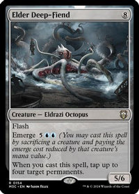 Elder Deep-Fiend (Ripple Foil) (M3C-154) - Modern Horizons 3 Commander Foil