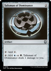 Talisman of Dominance (Ripple Foil) (M3C-310) - Modern Horizons 3 Commander Foil