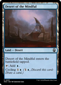 Desert of the Mindful (Ripple Foil) (M3C-337) - Modern Horizons 3 Commander Foil