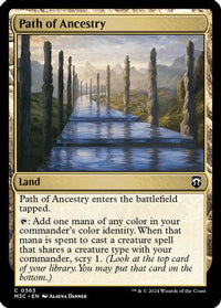 Path of Ancestry (Ripple Foil) (M3C-363) - Modern Horizons 3 Commander Foil