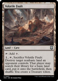 Volatile Fault (Ripple Foil) (M3C-407) - Commander: Modern Horizons 3 Foil