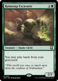 Ramunap Excavator (Ripple Foil) (M3C-241) - Commander: Modern Horizons 3 Foil