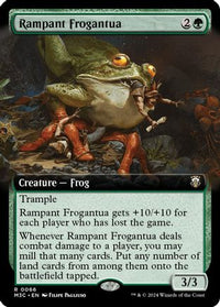Rampant Frogantua (Extended Art) (Ripple Foil) (M3C-066) - Commander: Modern Horizons 3 Foil