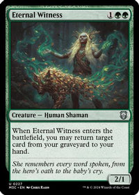 Eternal Witness (Ripple Foil) (M3C-227) - Commander: Modern Horizons 3 Foil