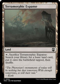 Terramorphic Expanse (Ripple Foil) (M3C-394) - Modern Horizons 3 Commander Foil
