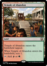 Temple of Abandon (Ripple Foil) (M3C-385) - Commander: Modern Horizons 3 Foil
