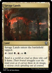 Savage Lands (Ripple Foil) (M3C-371) - Commander: Modern Horizons 3 Foil