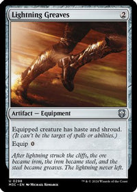 Lightning Greaves (Ripple Foil) (M3C-298) - Commander: Modern Horizons 3 Foil