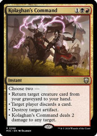 Kolaghan's Command (Ripple Foil) (M3C-268) - Commander: Modern Horizons 3 Foil