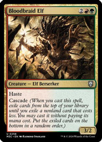 Bloodbraid Elf (Ripple Foil) (M3C-256) - Commander: Modern Horizons 3 Foil